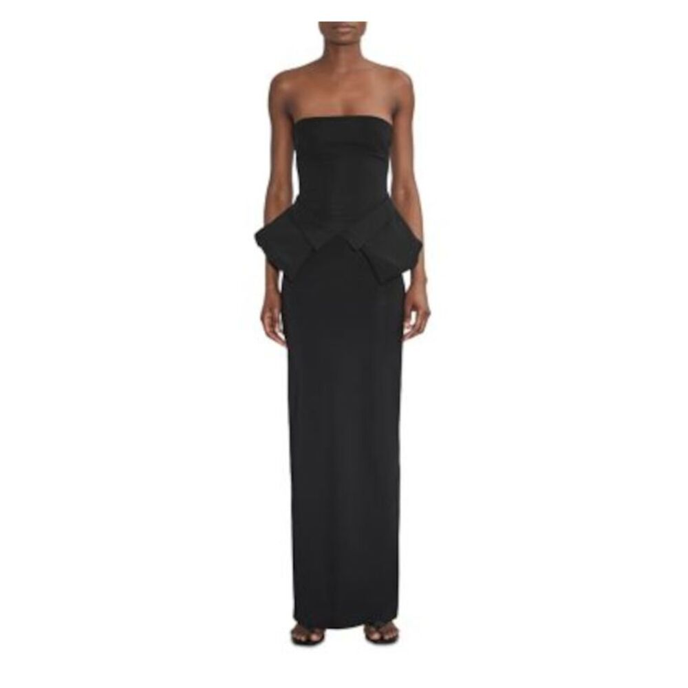 ET OCHS Womens Black Lined Utility Pocket Waist Back Slit Sleeveless Dress 2